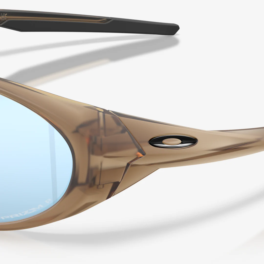 Oakley Eye Jacket Redux Sunglasses "Mt Brown Smoke w/ Prizm Deep Water" - Image 4