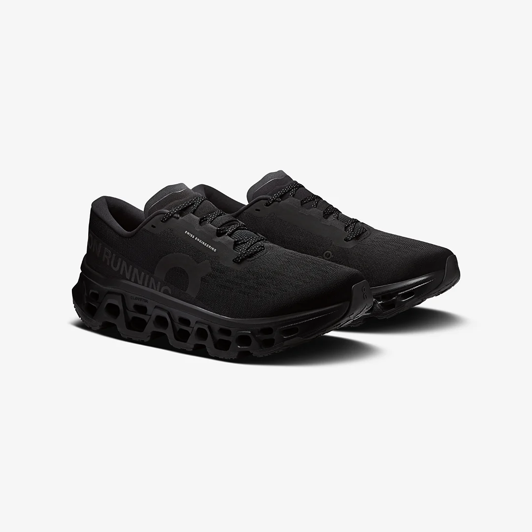On Men's Cloudmonster 3 "Black/Black" - Image 2