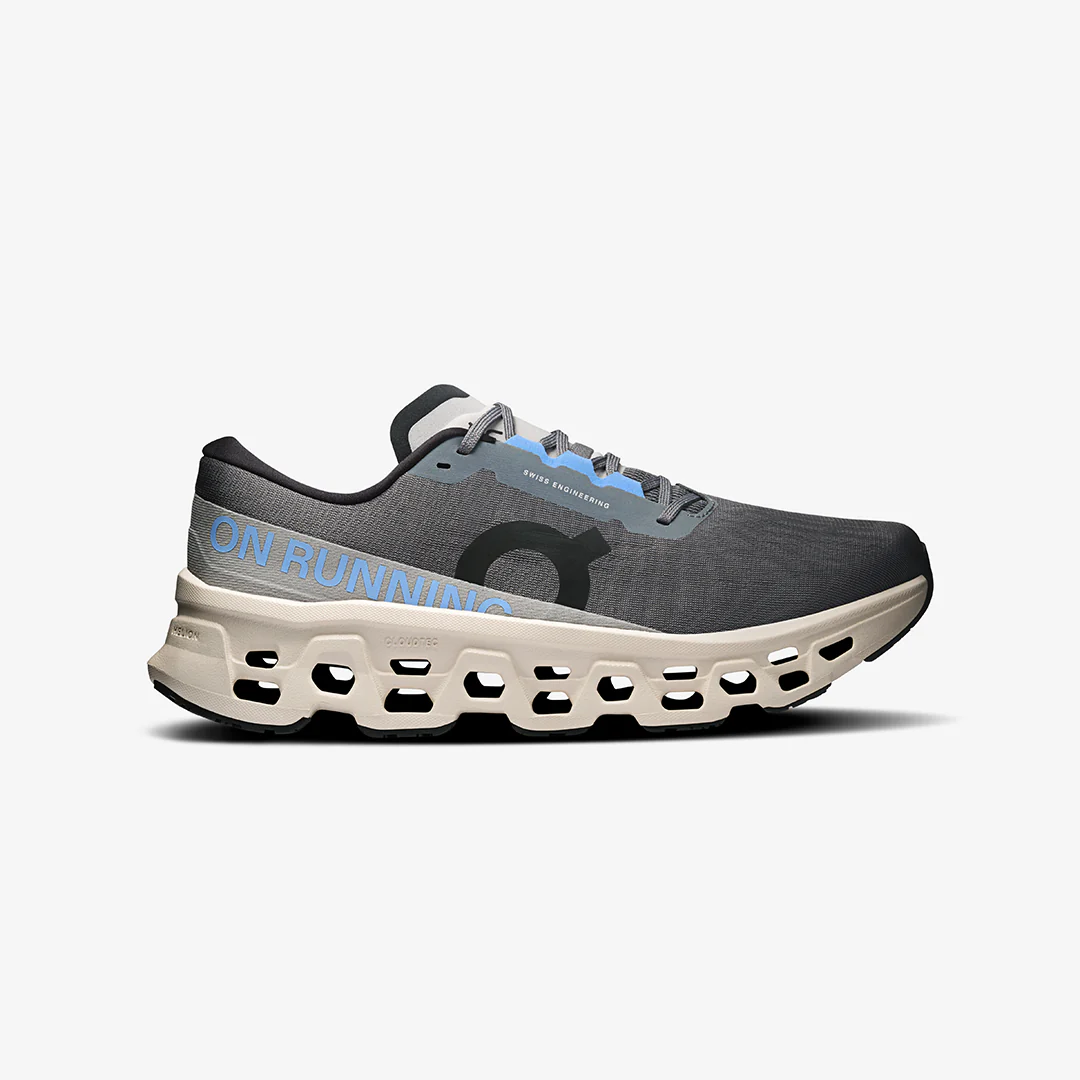 On Men's Cloudmonster 3 "Rock/Silver"