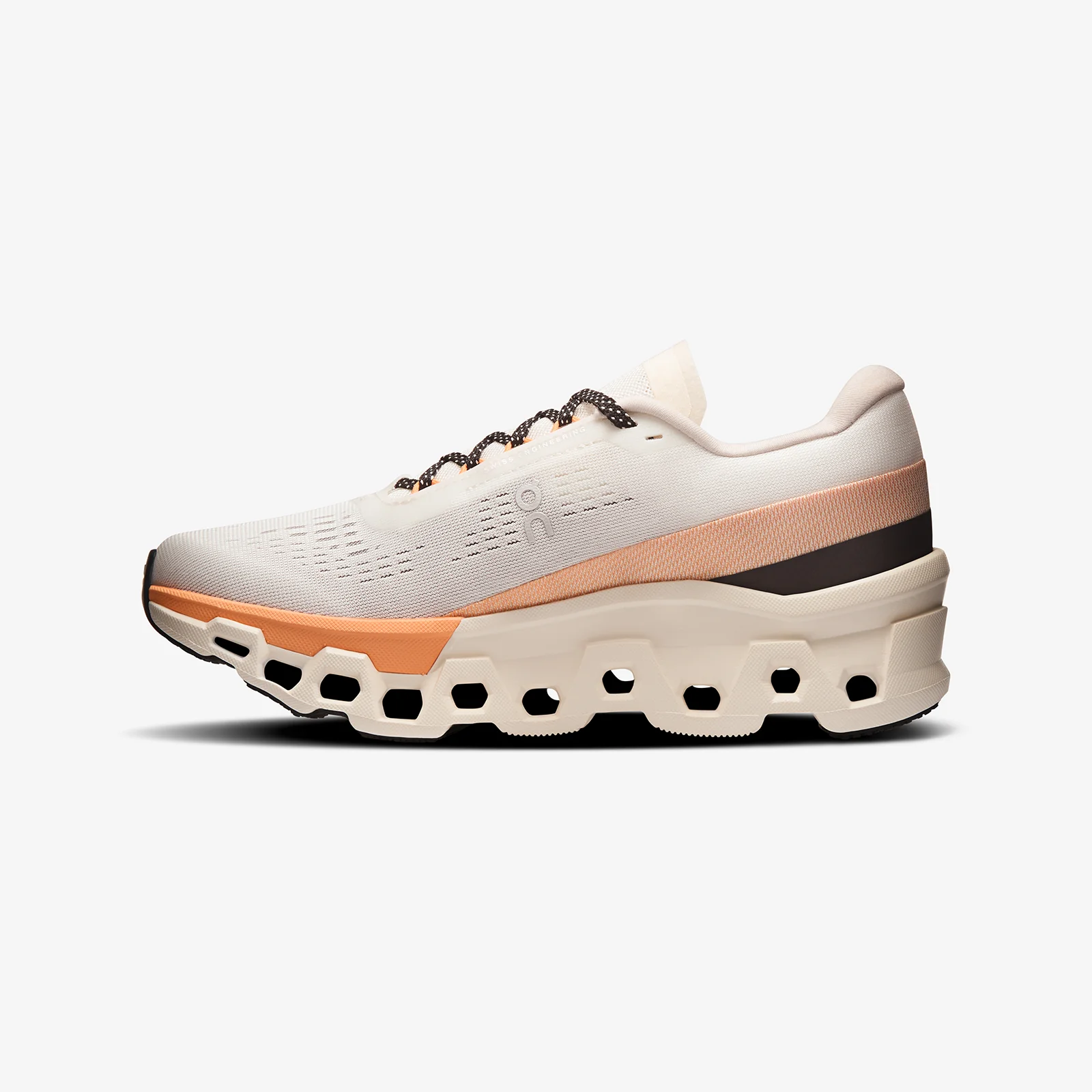 On Women's Cloudmonster 2 "Ivory/Tangerine" - Image 4
