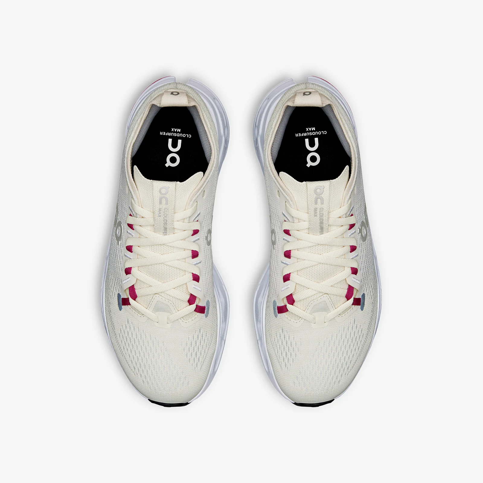 On Women's Cloudsurfer Max "Ivory/Arctic" - Image 3