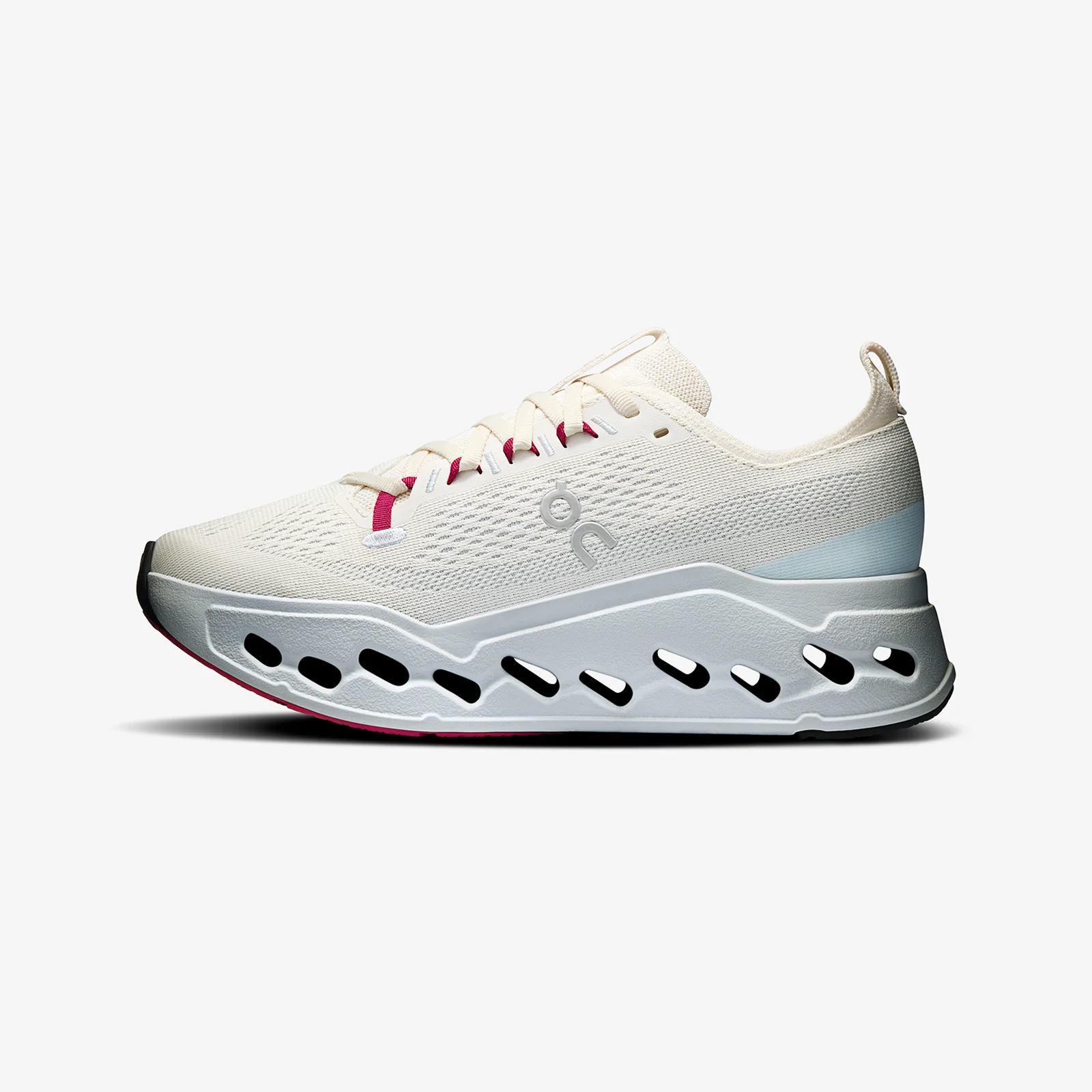 On Women's Cloudsurfer Max "Ivory/Arctic" - Image 4
