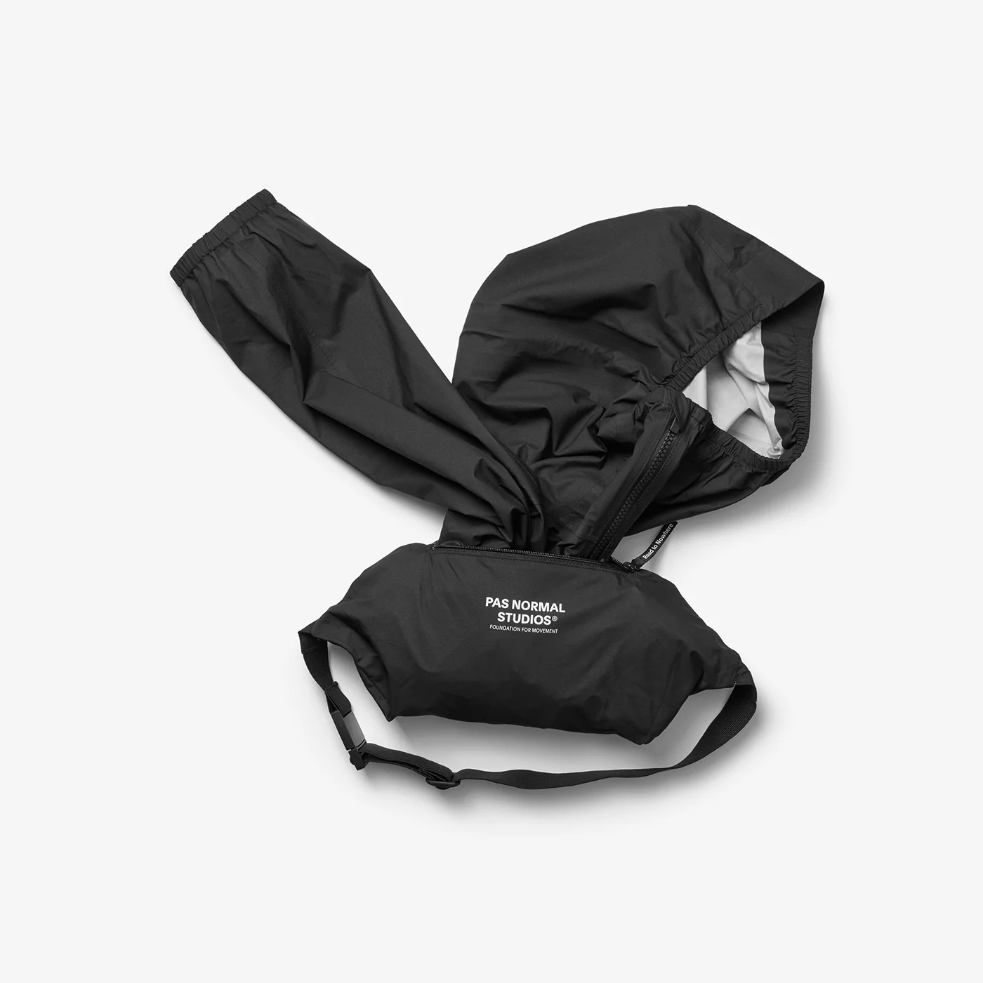 Pas Normal Studios Balance Pertex® Shield Air 3-Layer Rain Jacket "Black" - Image 3