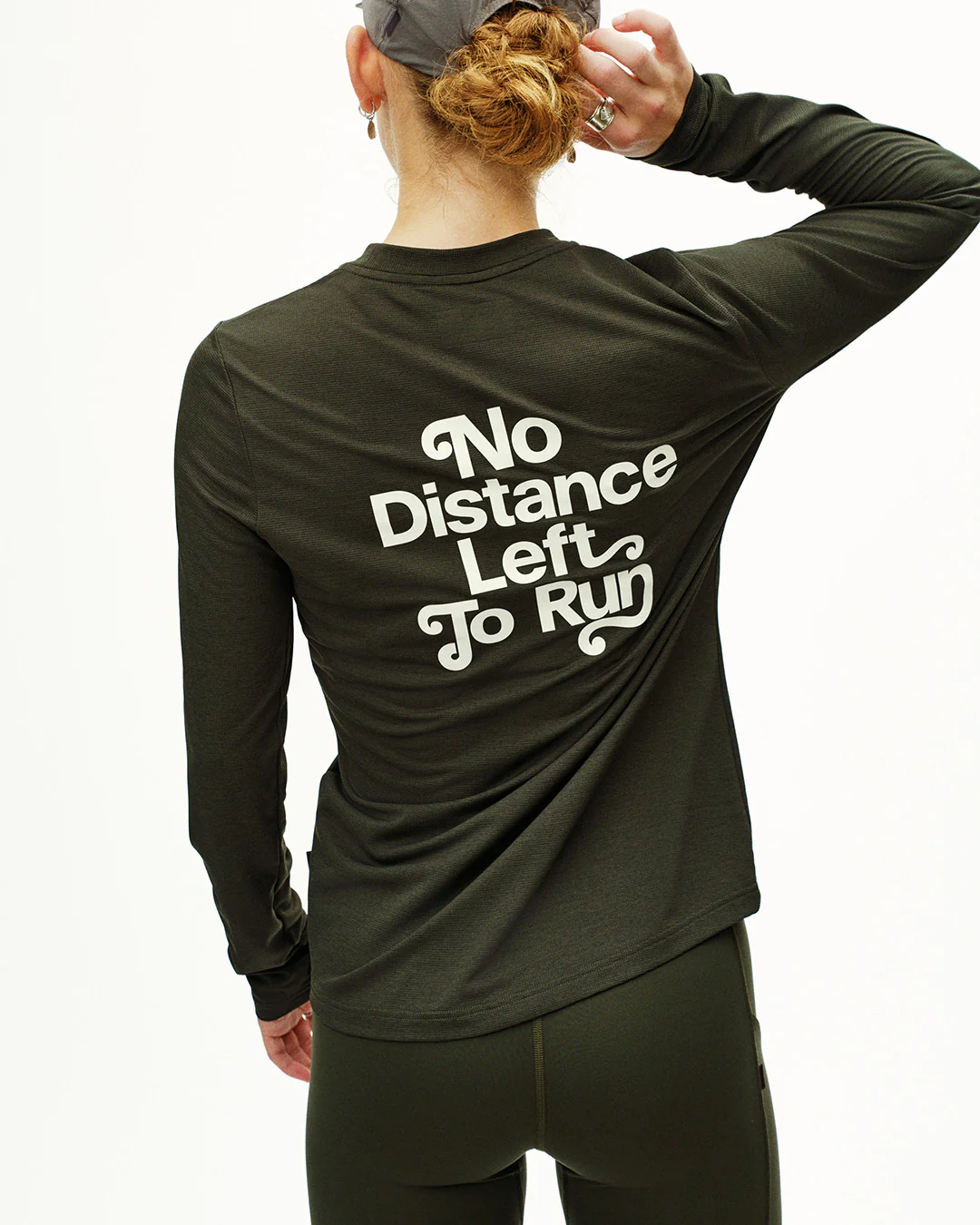 Pas Normal Studios Balance Women's Long Sleeve T-Shirt ND "Dark Olive" - Image 4