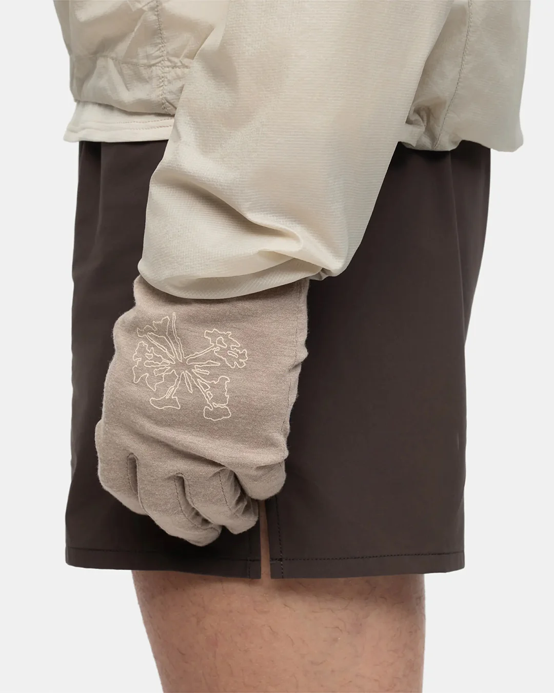 Portal Drift Merino Gloves "Desert Taupe" - Image 3