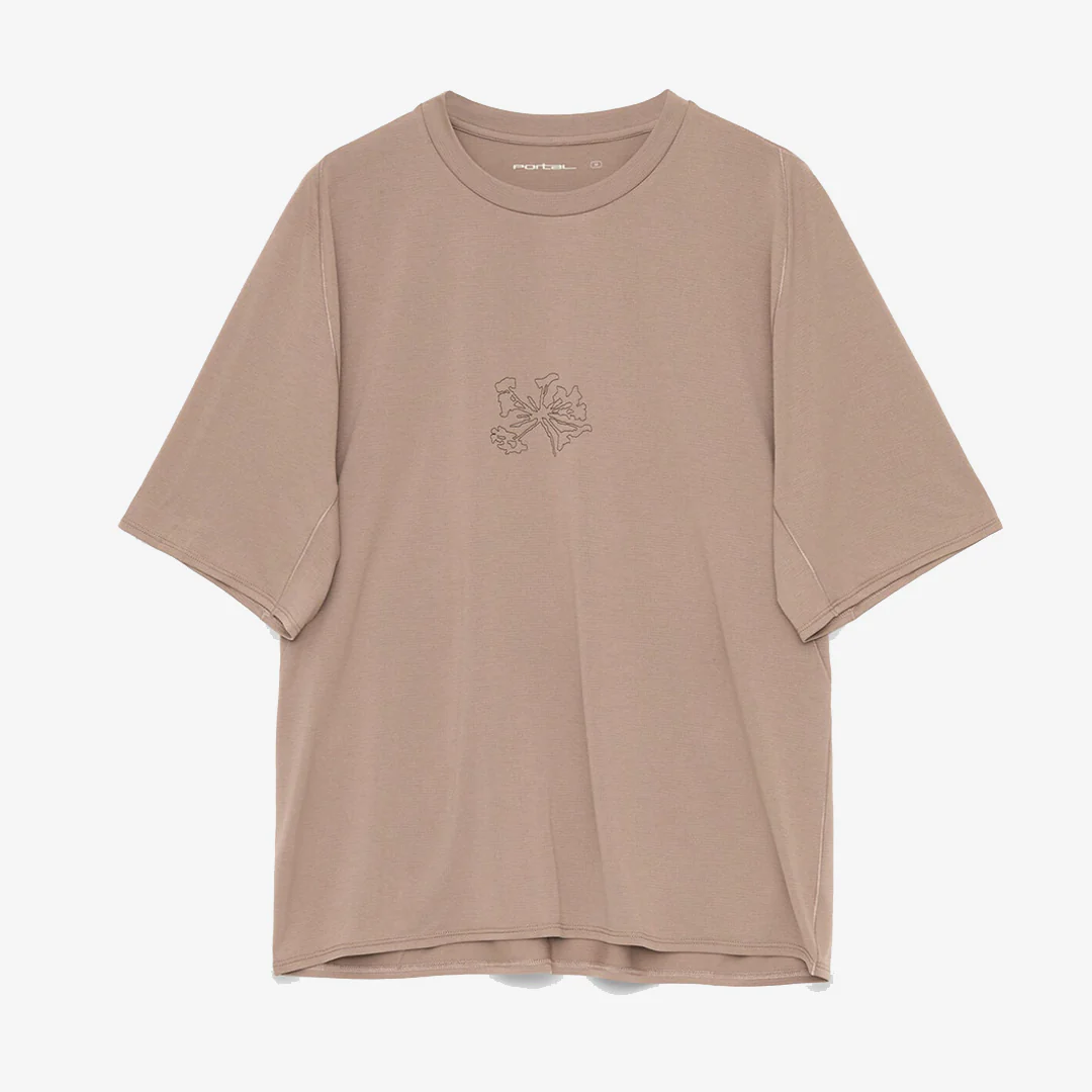 Portal Men's Lateral Peak SS Tee "Desert Taupe"