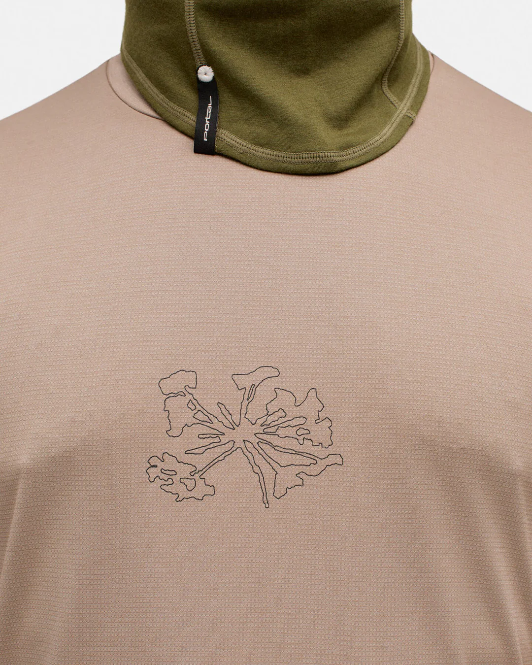 Portal Men's Lateral Peak SS Tee "Desert Taupe" - Image 5
