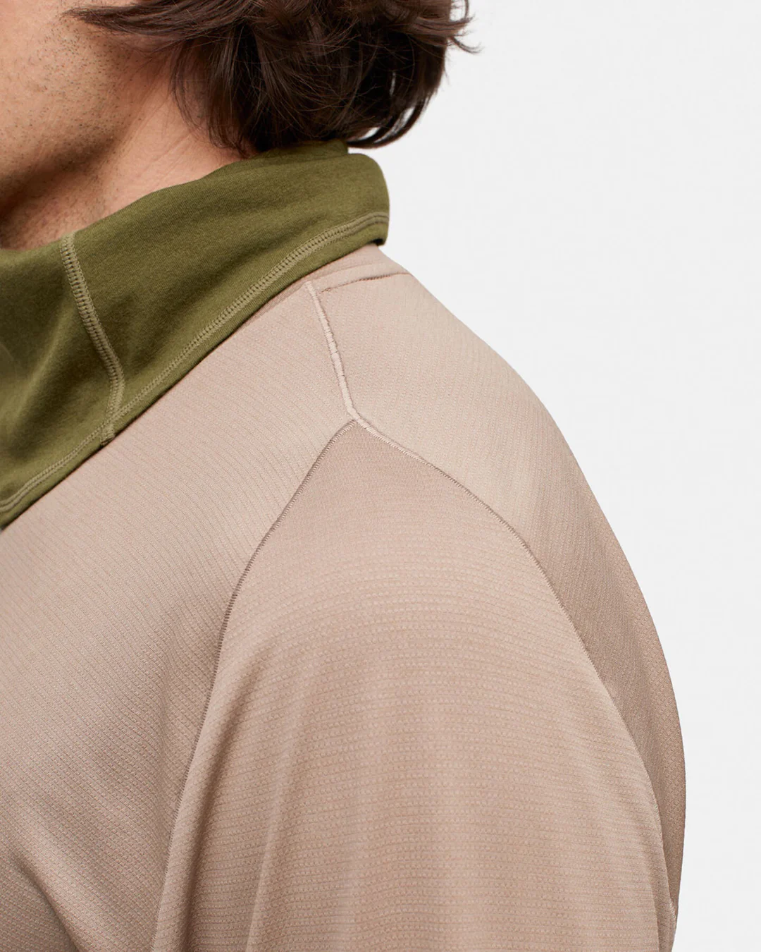 Portal Men's Lateral Peak SS Tee "Desert Taupe" - Image 6