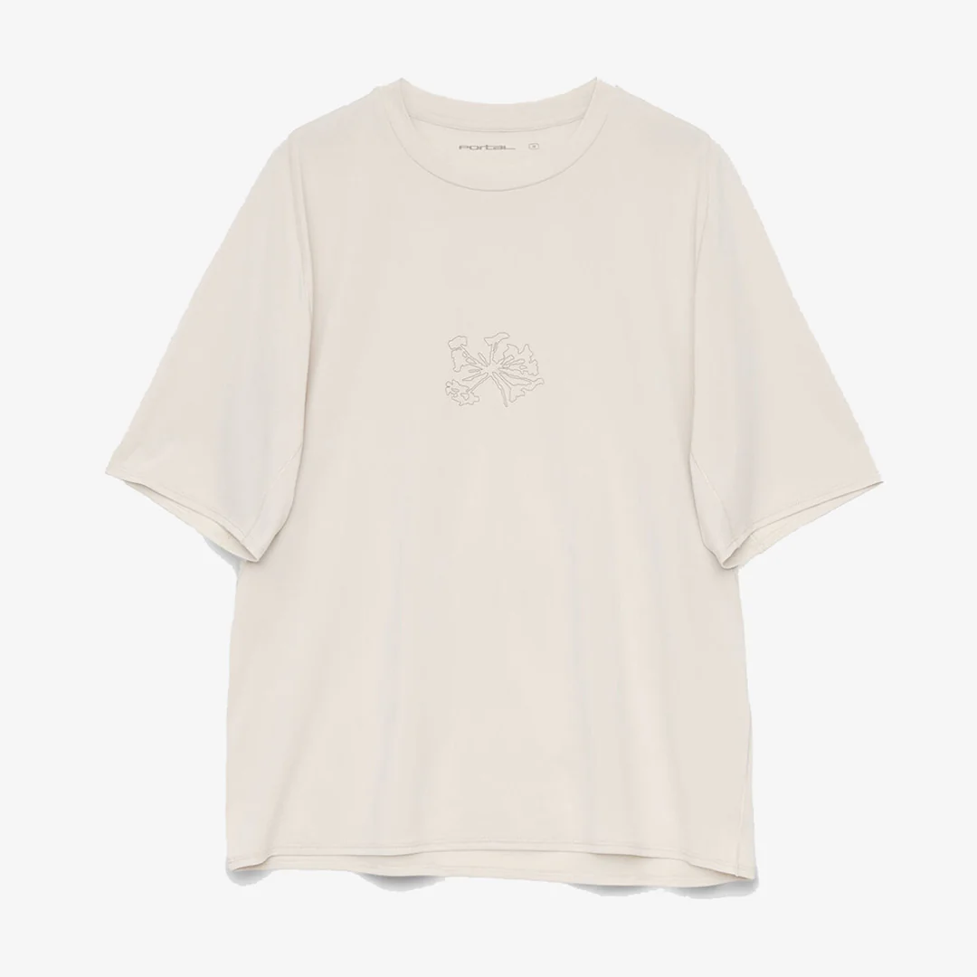 Portal Men's Lateral Peak SS Tee "Bone White"