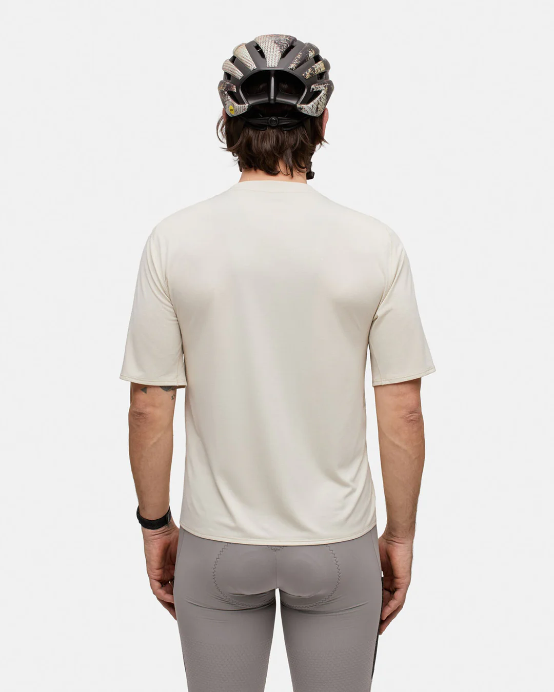 Portal Men's Lateral Peak SS Tee "Bone White" - Image 2