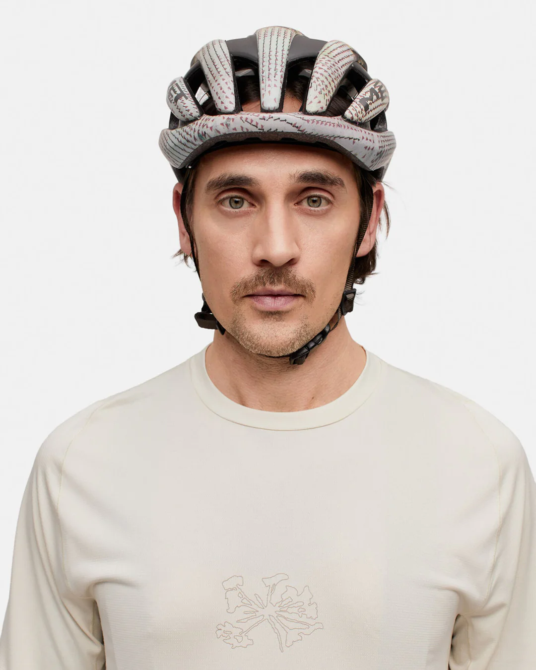 Portal Men's Lateral Peak SS Tee "Bone White" - Image 4