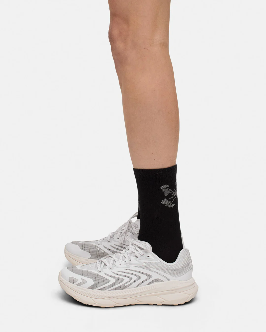 Portal Pattern Active Sock "Black Beauty/Reflective" - Image 3