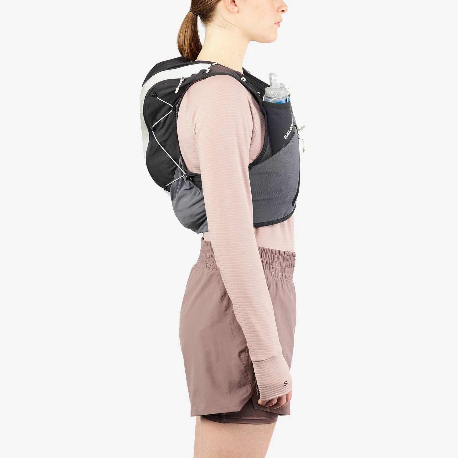 Salomon ADV Skin 12 Litre Gradient Hydration Vest Set "Phantom/Castelrock/Icicle" - Image 3
