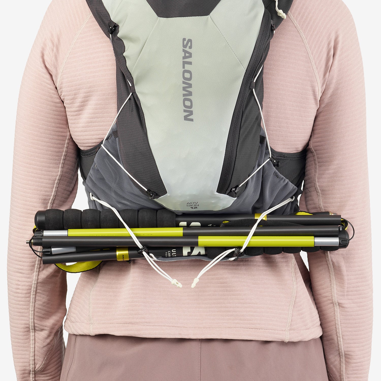 Salomon ADV Skin 12 Litre Gradient Hydration Vest Set "Phantom/Castelrock/Icicle" - Image 5