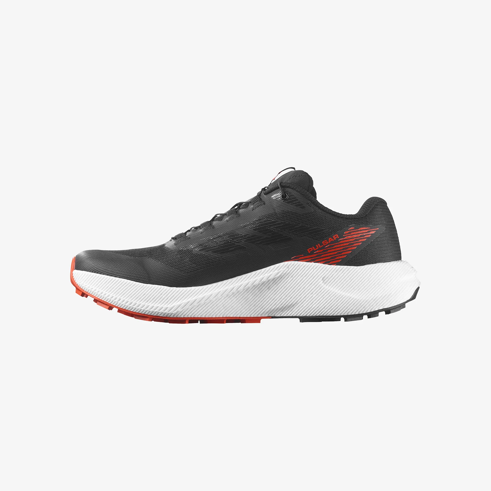 Salomon Men's Pulsar "Black/Cherry Tomato" - Image 2