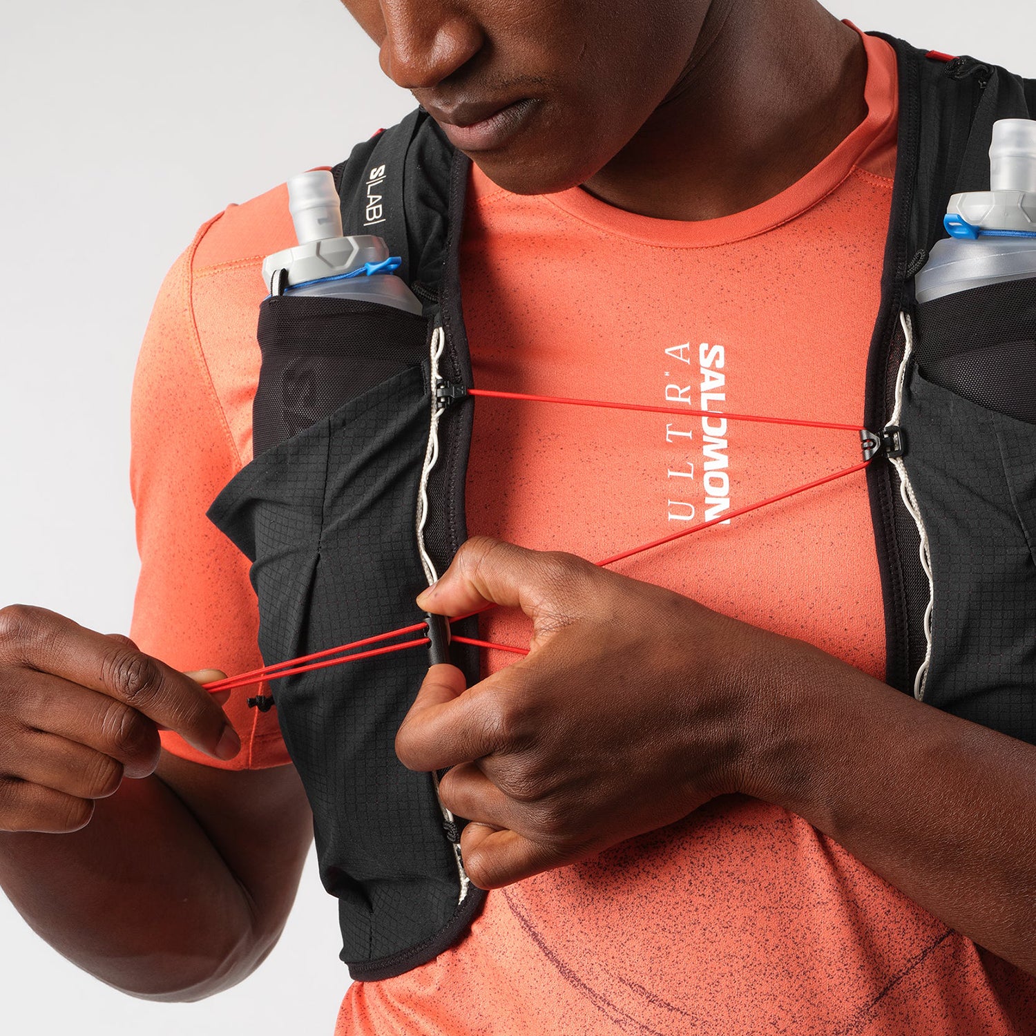 Salomon S/LAB Ultra 10 Hydration Vest Set "Black" - Image 3