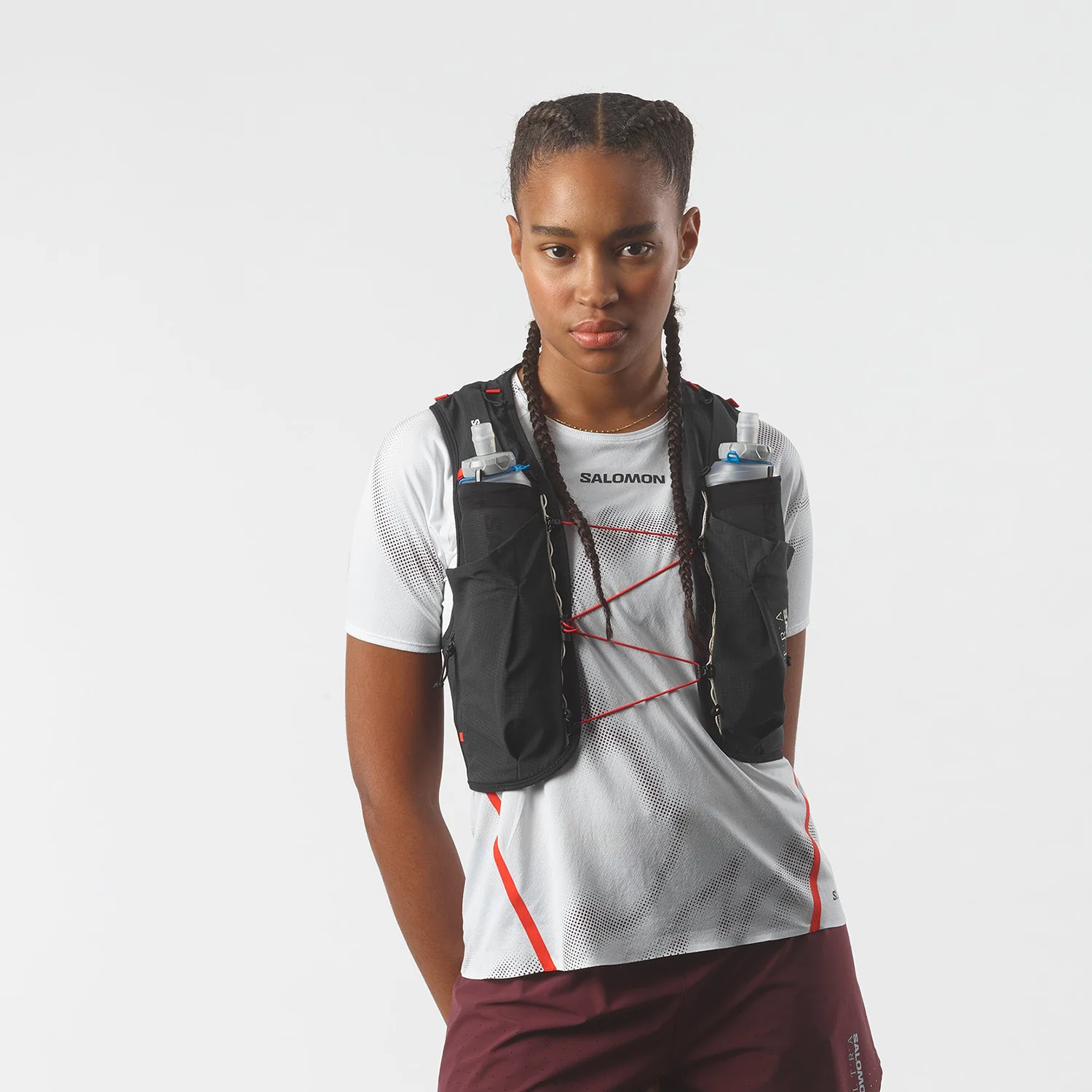 Salomon S/LAB Ultra 10 Hydration Vest Set "Black" - Image 6