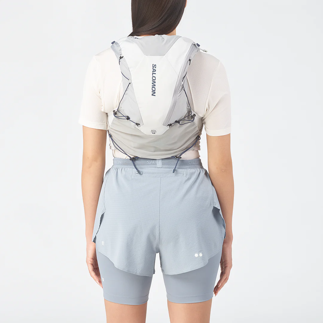 Salomon Unisex ADV Skin 12 Hydration Vest Set "Alloy/Gray Violet/Spellbound" - Image 4