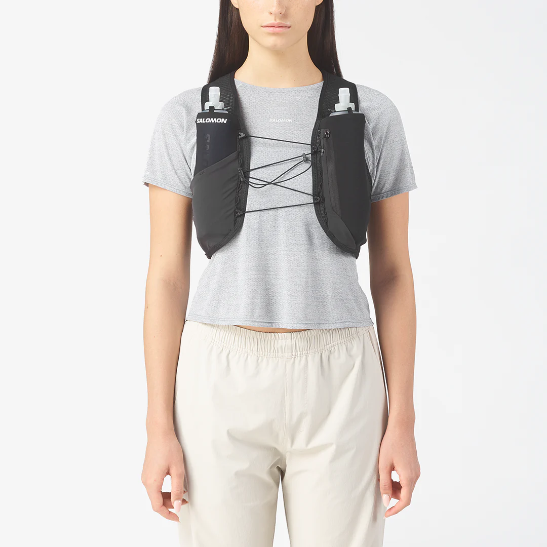 Salomon Unisex GRVL Skin 4 Hydration Vest Set "Black" - Image 3