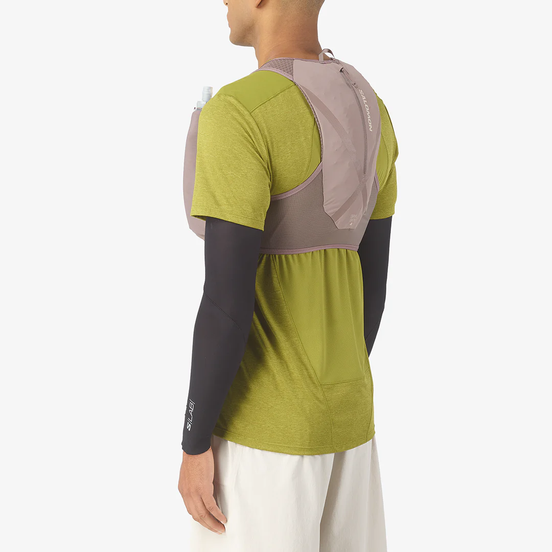 Salomon Unisex GRVL Skin 4 Hydration Vest Set "Iron/Silver Cloud" - Image 4