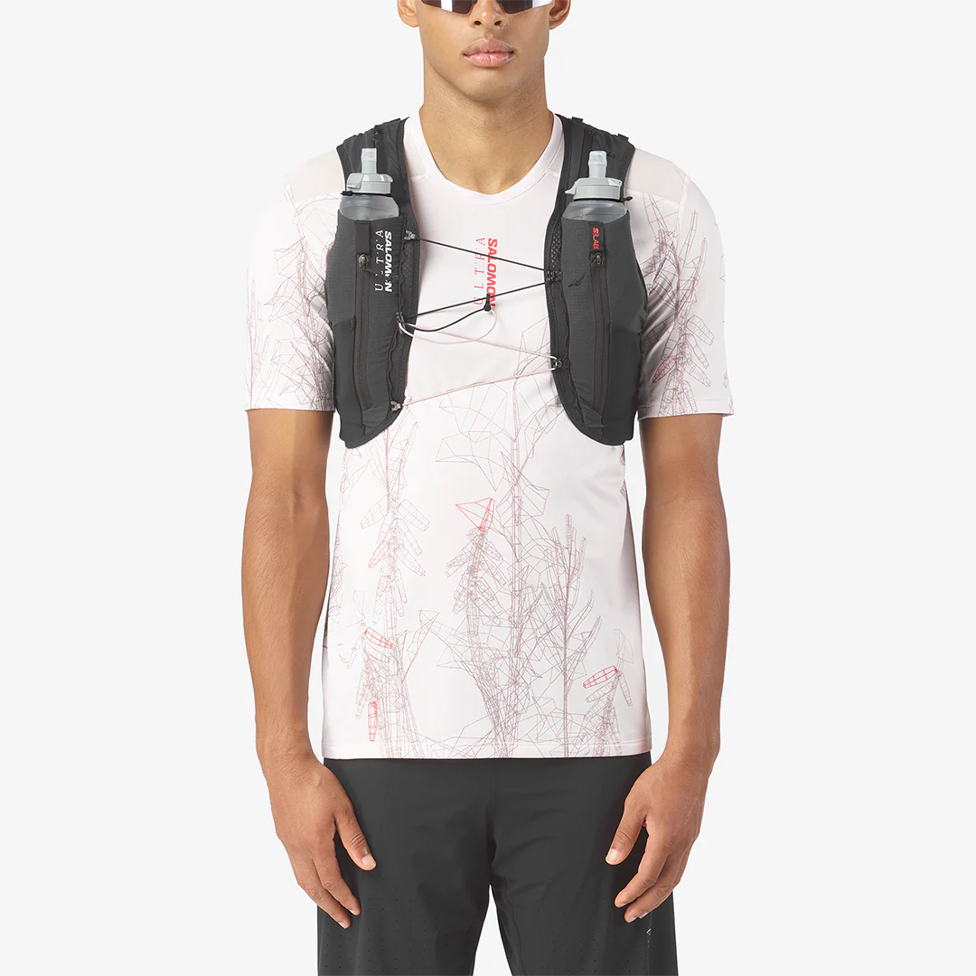 Salomon Unisex S/LAB Ultra 12 Hydration Vest Set "Black" - Image 3