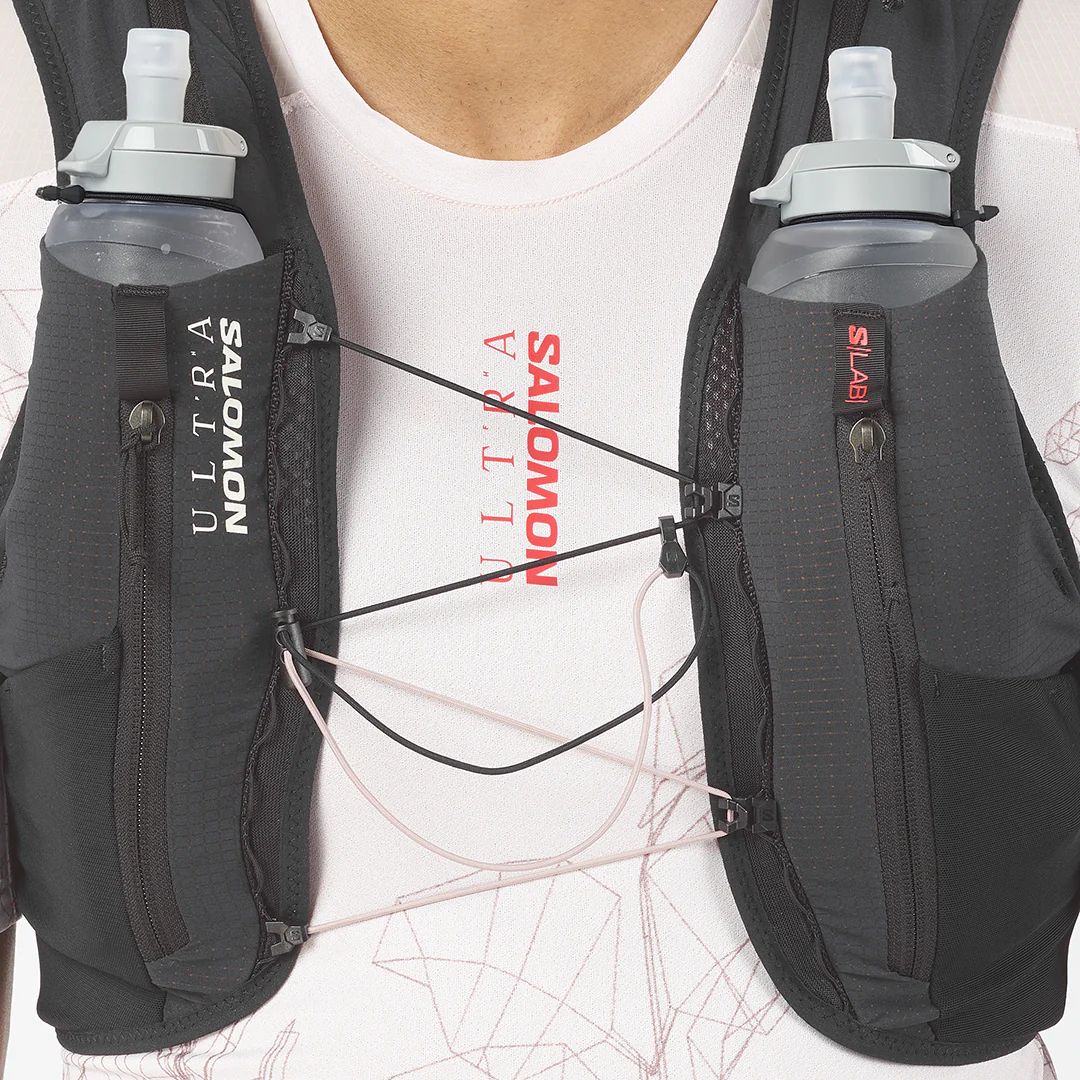 Salomon Unisex S/LAB Ultra 12 Hydration Vest Set "Black" - Image 4
