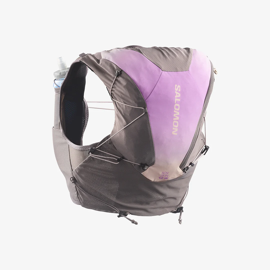 Salomon Women's ADV Skin 12 Gradient Hydration Vest Set "Iron/Shadow Gray/Iris Orchid"