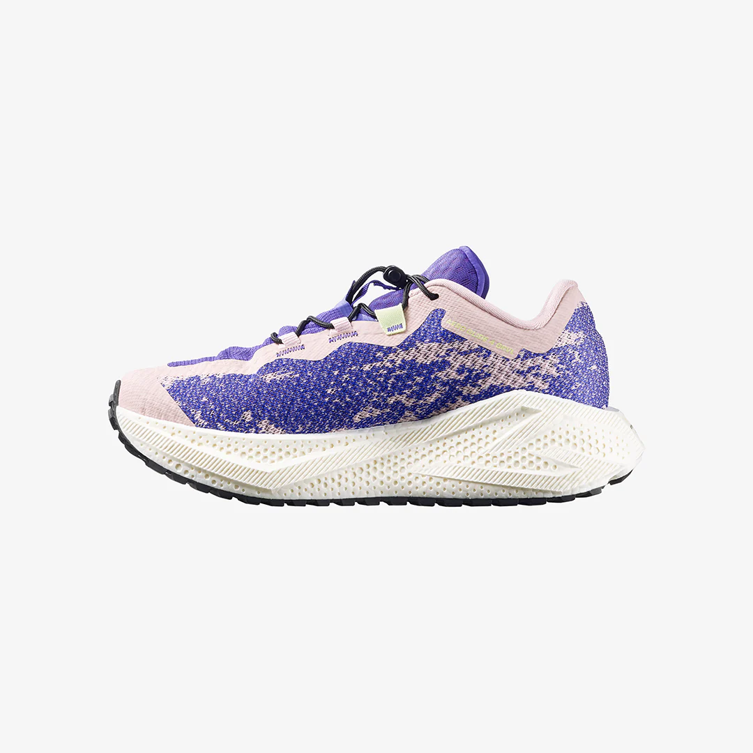 Salomon Women's Aero Glide 4 GRVL "Shadow Gray/Deep Blue/Butterfly" - Image 5