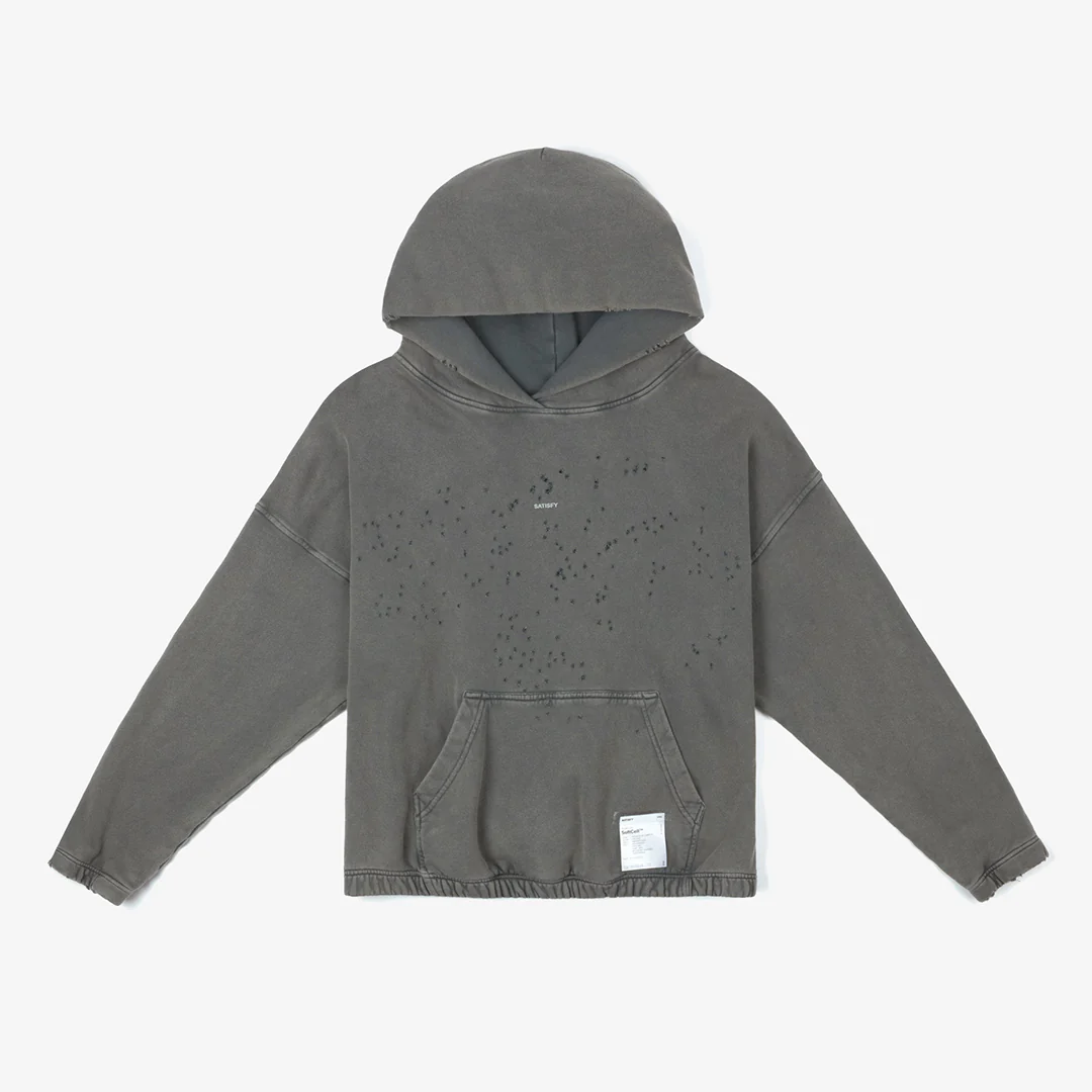 Satisfy Mothtech™ Hoodie "Faded Black"