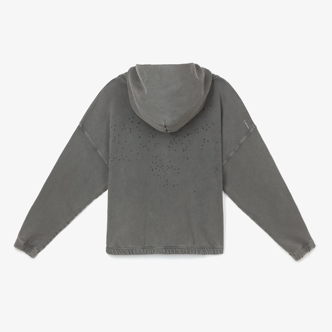 Satisfy Mothtech™ Hoodie "Faded Black" - Image 2