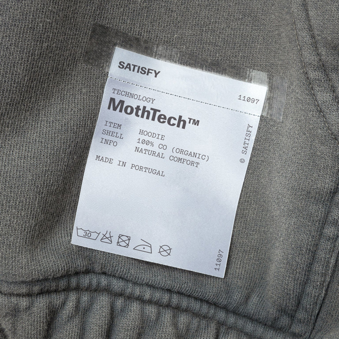 Satisfy Mothtech™ Hoodie "Faded Black" - Image 6