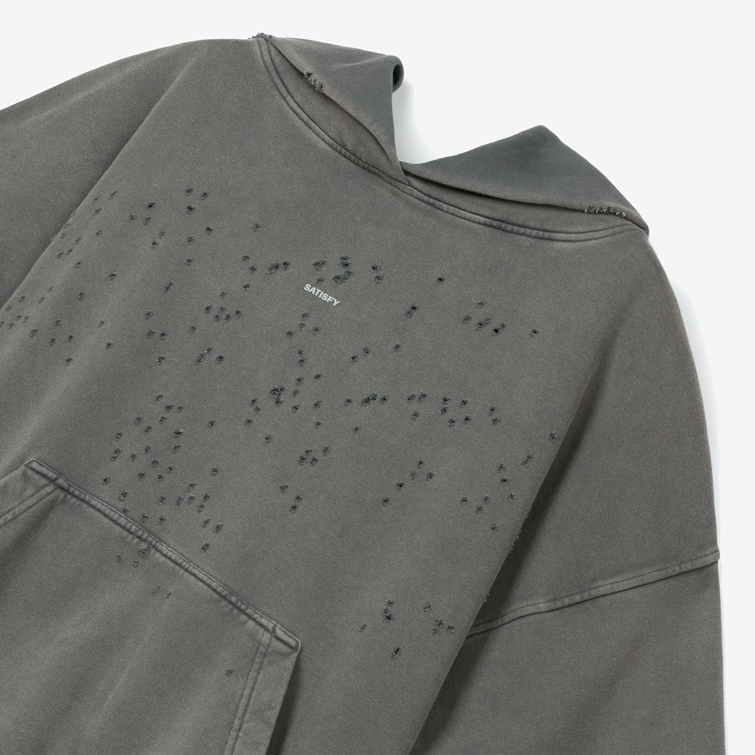 Satisfy Mothtech™ Hoodie "Faded Black" - Image 8