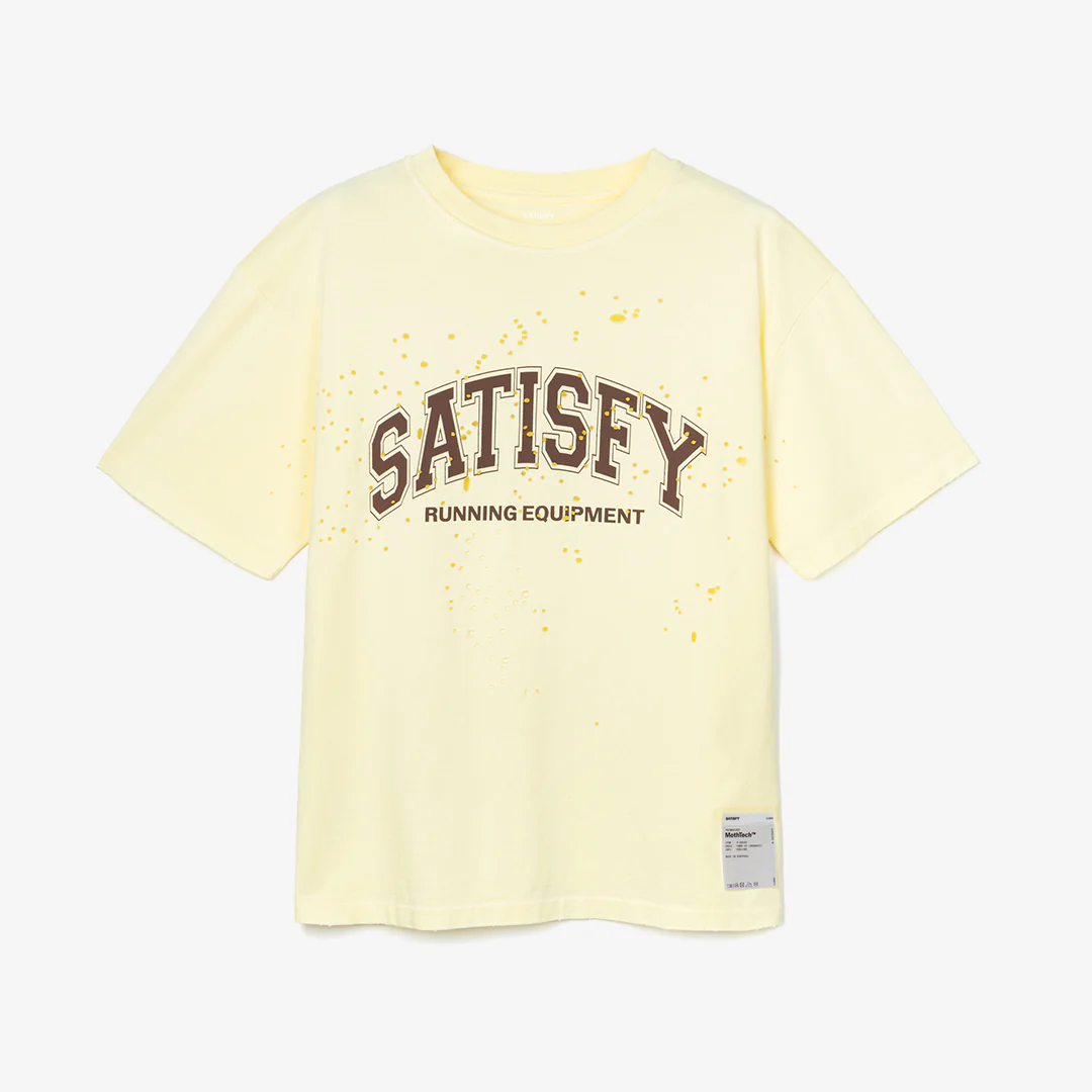 Satisfy Mothtech™ T‑Shirt "Aged Transparent Yellow"