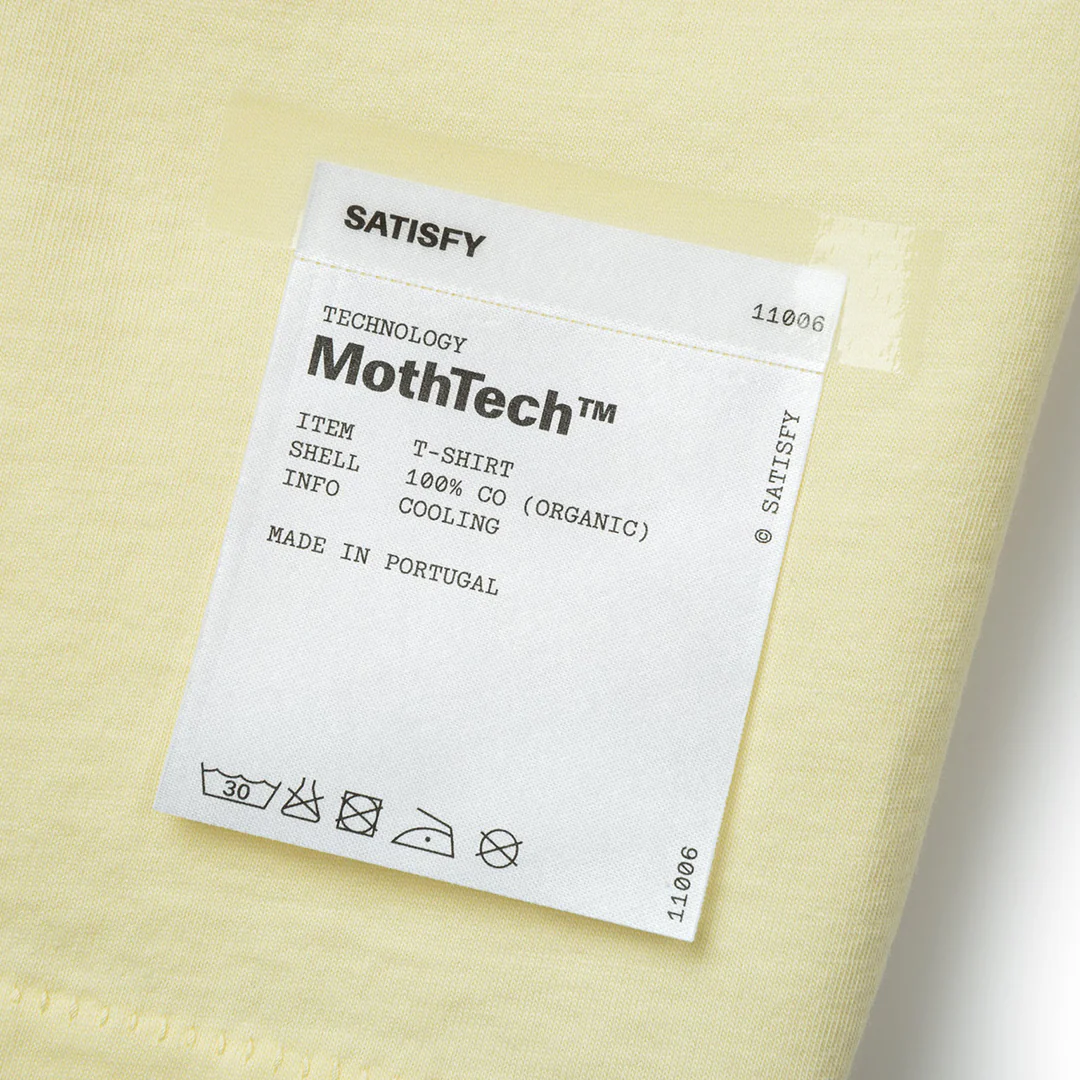 Satisfy Mothtech™ T‑Shirt "Aged Transparent Yellow" - Image 6