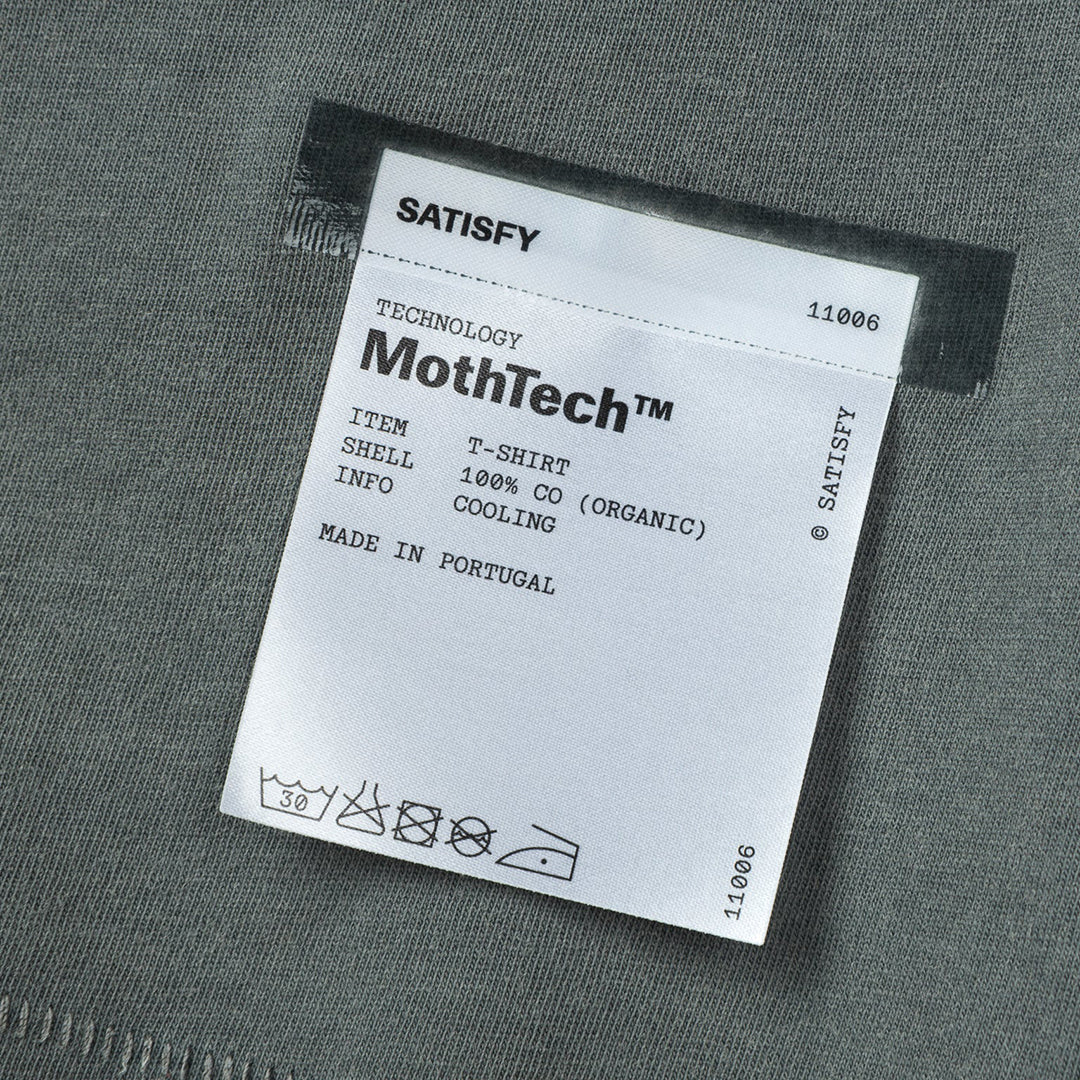 Satisfy Mothtech™ T‑Shirt "Faded Black 01A08" - Image 6