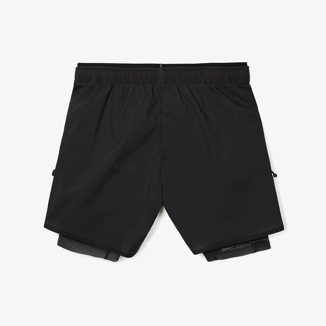 Satisfy Rippy™ Cordura 5" Trail Shorts "Black" - Image 2