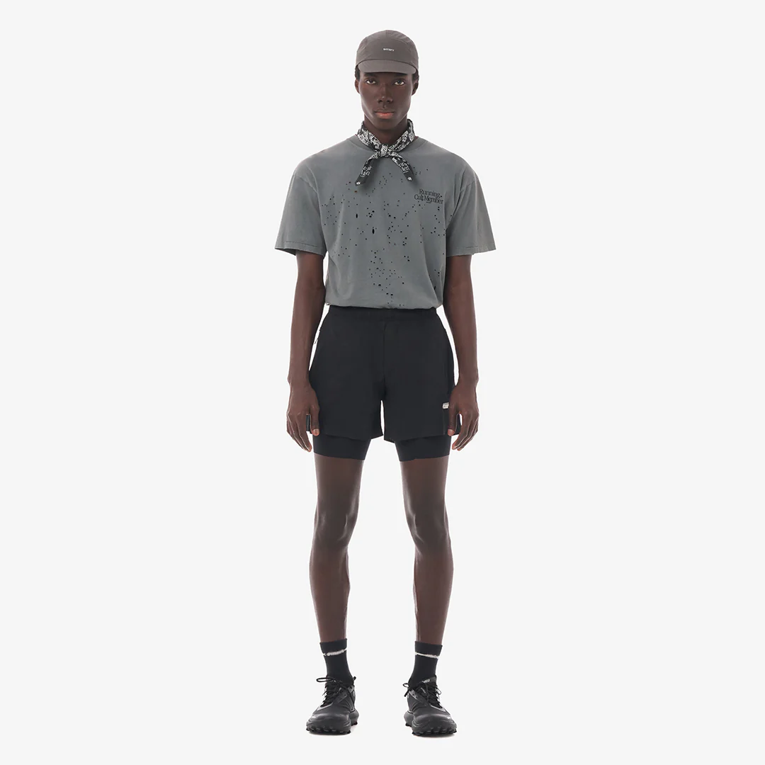 Satisfy Rippy™ Cordura 5" Trail Shorts "Black" - Image 3