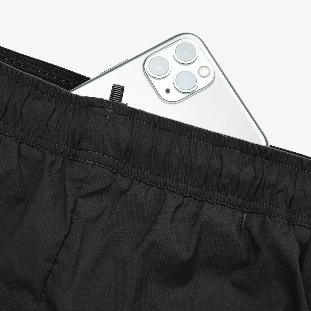 Satisfy Rippy™ Cordura 5" Trail Shorts "Black" - Image 8