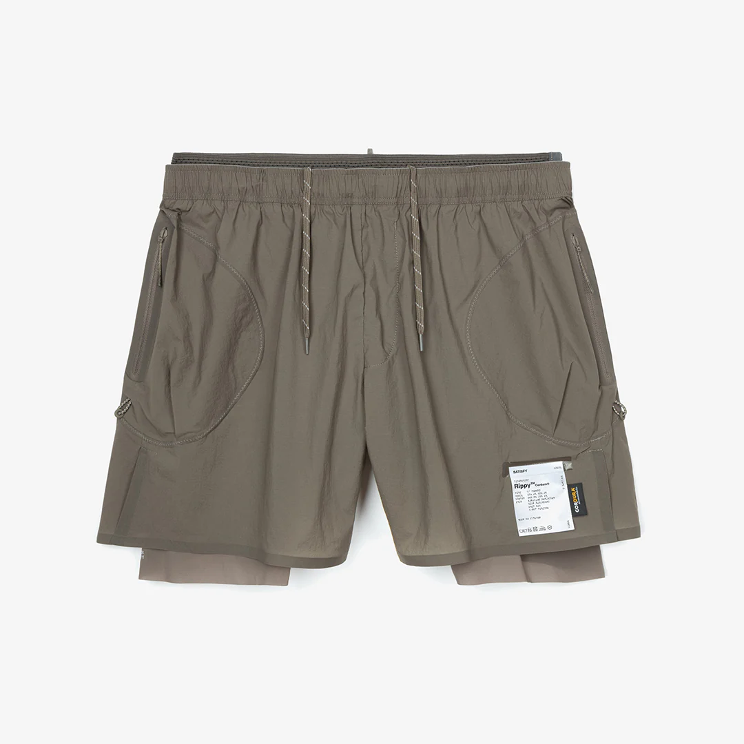 Satisfy Rippy™ Cordura 5" Trail Shorts "Morel"