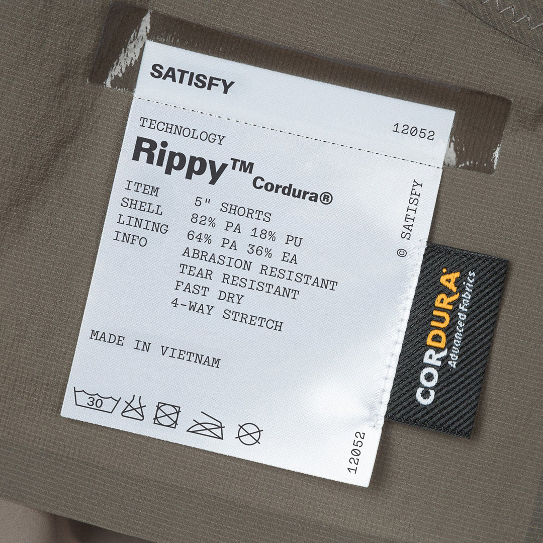 Satisfy Rippy™ Cordura 5" Trail Shorts "Morel" - Image 5