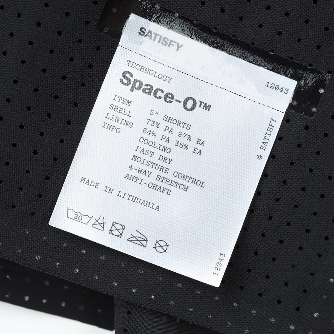 Satisfy SpaceāO⢠5" Shorts "Black" - Image 7