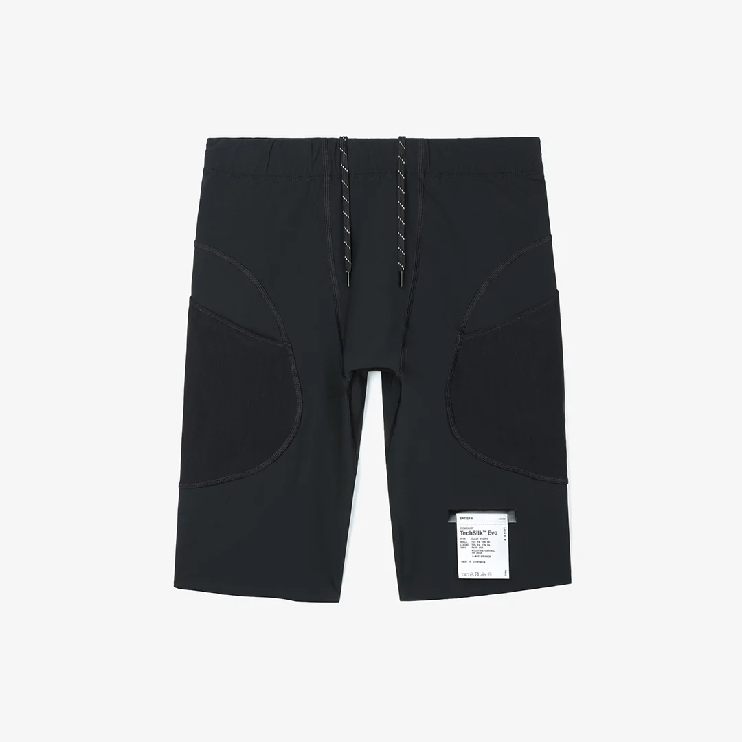 Satisfy Techsilk™ Evo 9" Half Tights "Black"