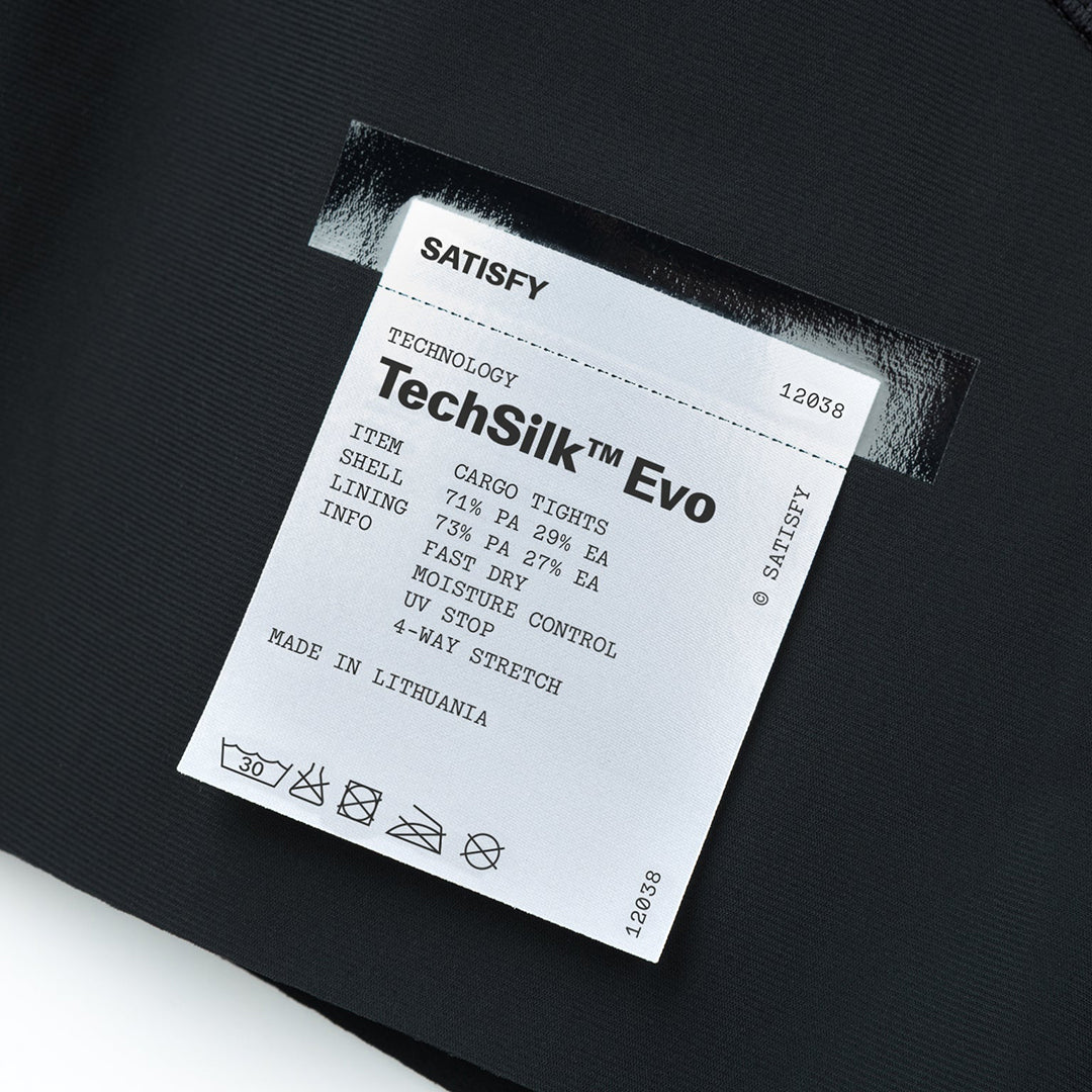 Satisfy Techsilk™ Evo 9" Half Tights "Black" - Image 3