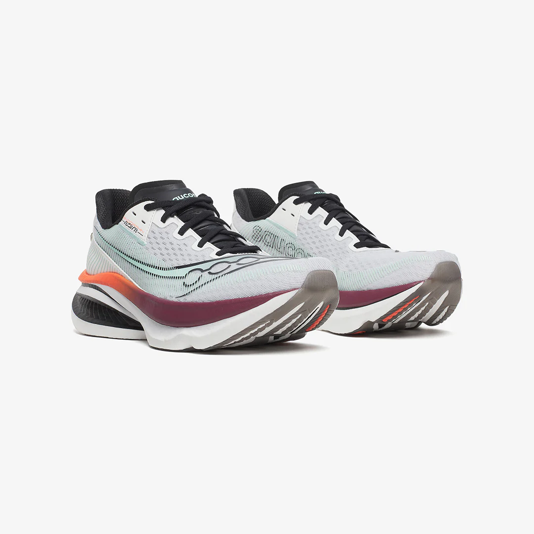 Saucony Men's Endorphin Azura "White/Crimson" - Image 2