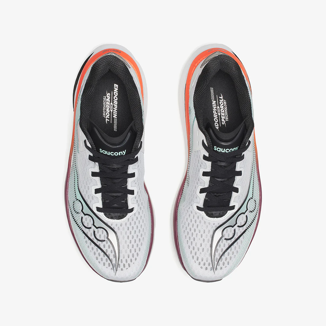 Saucony Men's Endorphin Azura "White/Crimson" - Image 3