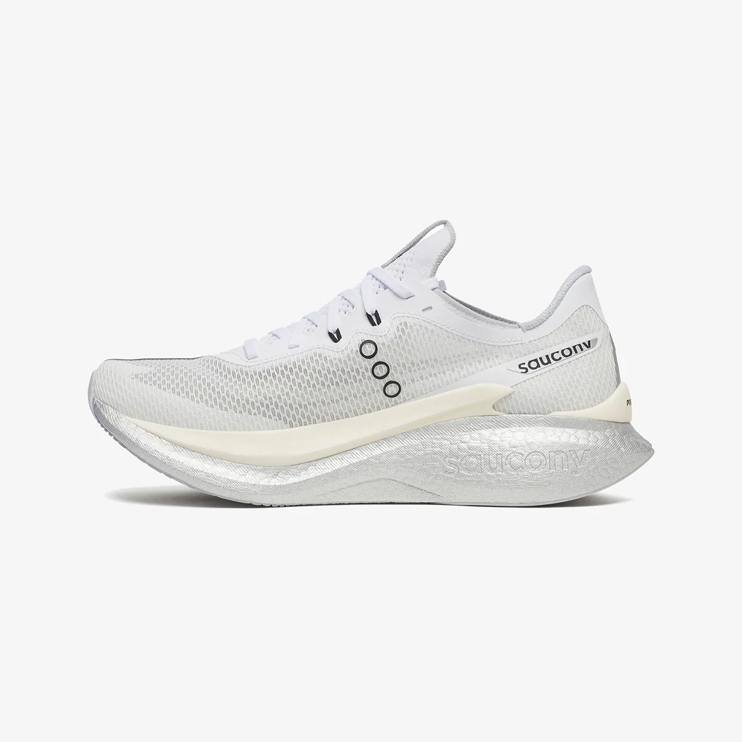 Saucony Men's Endorphin Pro 5 "White/Black" - Image 3