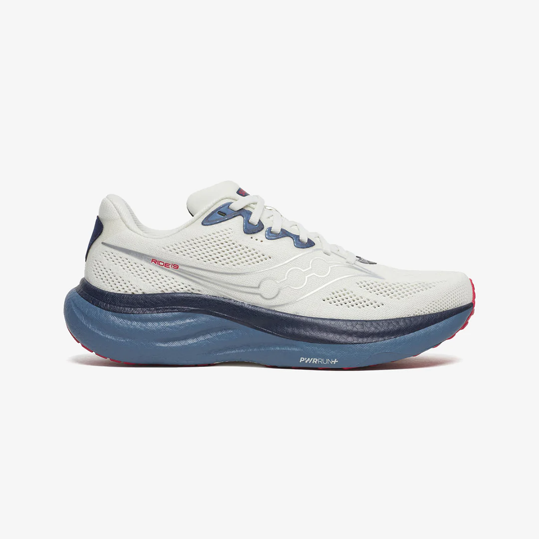 Saucony Men's Ride 19 "Ivory/Storm"