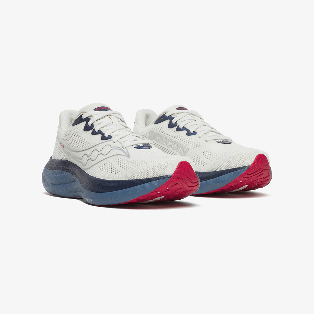 Saucony Men's Ride 19 "Ivory/Storm" - Image 2