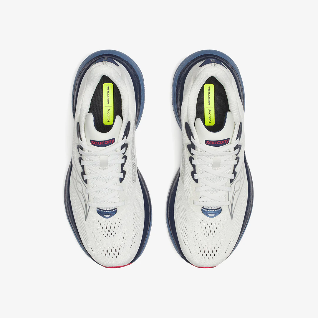 Saucony Men's Ride 19 "Ivory/Storm" - Image 3