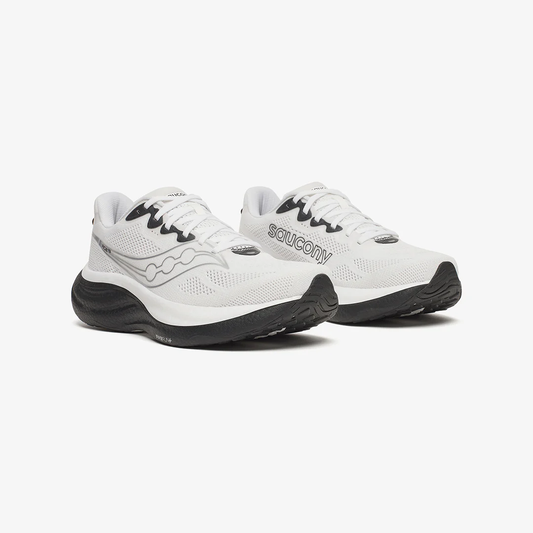 Saucony Men's Ride 19 "White/Black" - Image 2